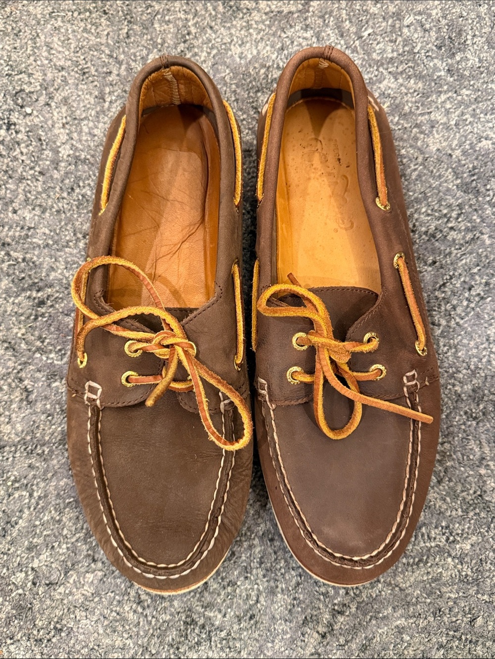 Sperry Gold Cup Brown Leather Boat Shoes